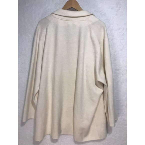 J.Crew 365 Sophie in Beige Open-Front Sweater Blazer Cardigan XXXL 3x 3/4 Sleeve - Picture 6 of 6